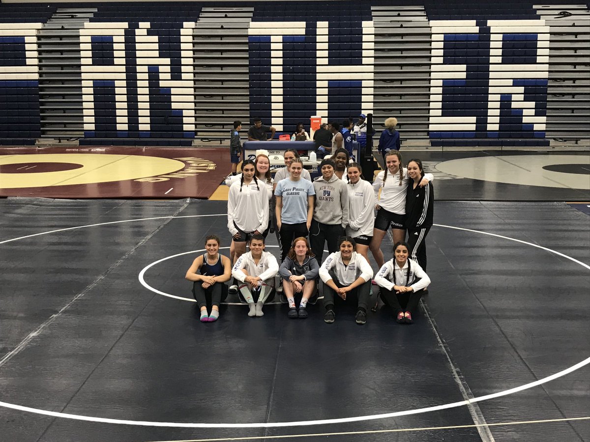 MatanzasWrst's tweet photo. Girl’s State Tournament 2019!!! #wrestlelikeagirl #PirateNation https://t.co/4IOfbKXYWF