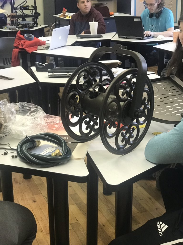 Mr. Kenneth Laird shared about product development with students in Advanced Studies this morning.  Thank you for visiting with us and sharing about Liberty Garden Products! <a href="/dcsnc/">@DCSNC</a> <a href="/kcwelch99/">Kim Welch</a>