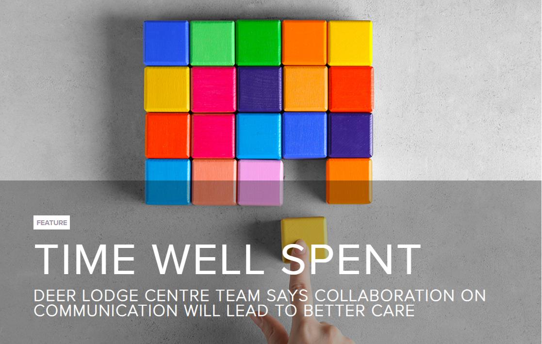 WaveHealthMag's tweet photo. Time well spent: Deer Lodge Centre team says collaboration on communication will lead to better care. Read more at https://t.co/XcNRFWuTSw  #Winnipeg  #Manitoba411 https://t.co/1TXE51AmTA