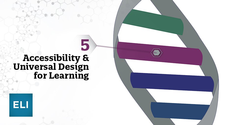 educause's tweet photo. #5 on the #ELIKeyIssues list is #accessibility & #UDL: implementing effective practices and course designs that are accessible by everyone https://t.co/8eEVIJKoru #a11y https://t.co/yFvSaab601