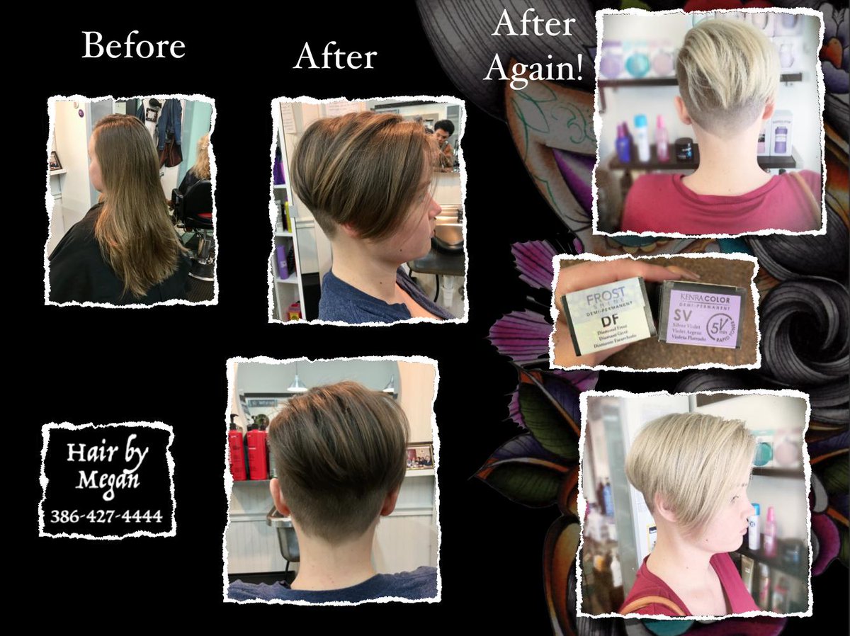 HairByMeganDeve's tweet image. Tried something new on this very cool client.... #BeforeAfterAfter
#hanzonation #tigiprofessional #kenraprofessional #blondelife #blonde #blondeambition #behindthechair