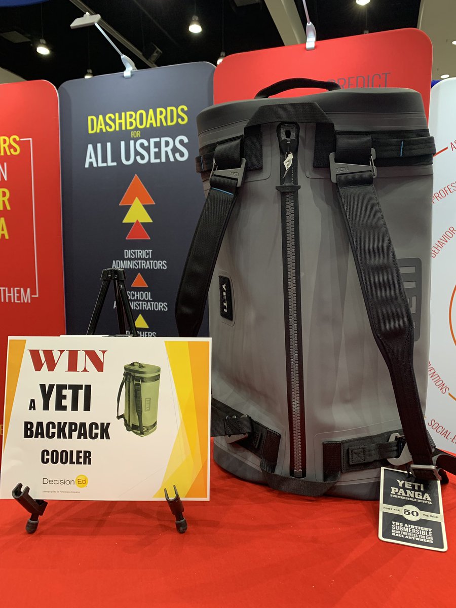DecisionEd's tweet photo. LAST CHANCE- Stop by booth 701 by 2pm and enter to win a YETI!  Show us you liked this post and get a second entry. Don’t have to be present to win, and we’ll even ship it home for you! @AASAHQ #NCE19 #AASA19 #Decisioned https://t.co/qxC3U4o7QV