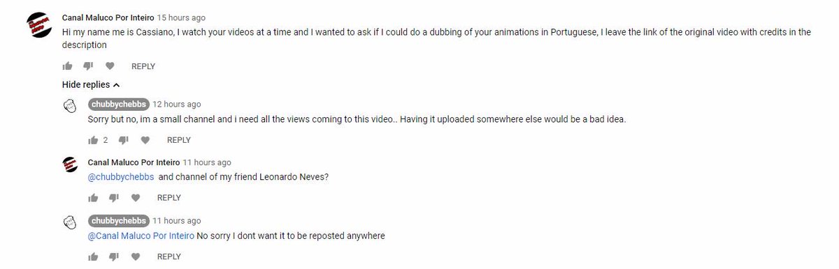 chubcheb's tweet photo. Why are people this way? on the one hand... I guess I'm a real youtuber now. https://t.co/7g5o6dYtk0