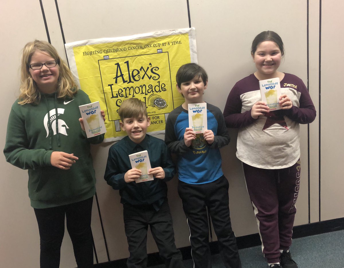 mrsgrun4th's tweet photo. We raised $1604.00 in our 4th Grade Lemonade War 2019 to raise money for childhood cancer research!!! @AlexsLemonade @AlexsEvents π @MrsNCurry @Schwein4th @gianina_meli #FESFourrh #TheLemonadeWar https://t.co/AXjffYjCEu