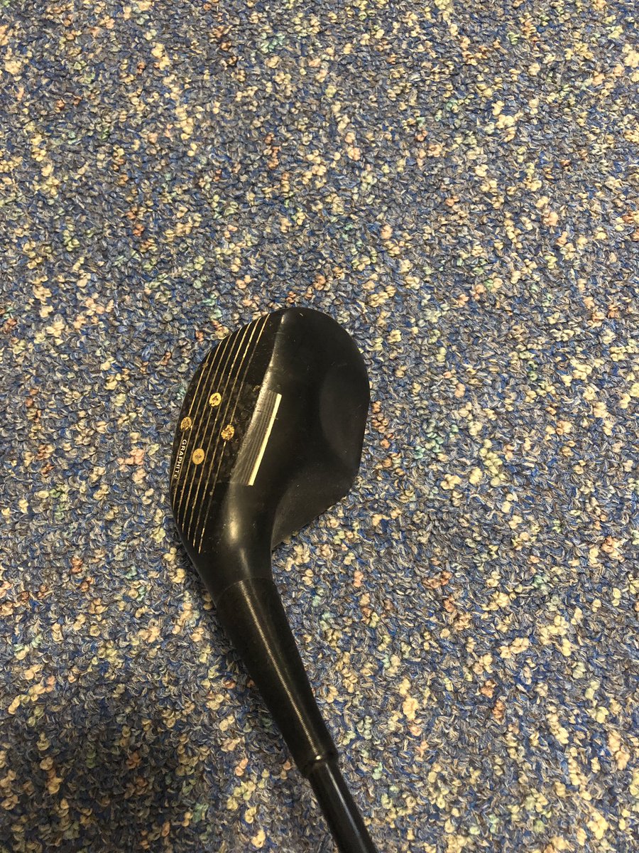 angrygolfmember's tweet image. Pro tried to sell me on the new M-whatever! No thanks! I’ll stick to my Graphite Gold. #NoSlice