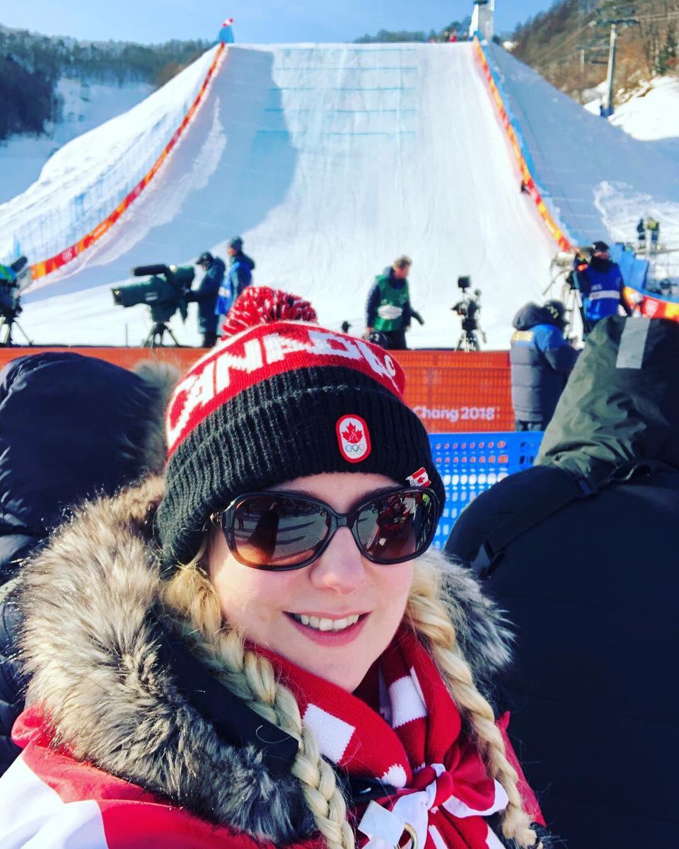 A year ago I was in #PyeongChang for the Olympics! #CanadianGold Such fun!