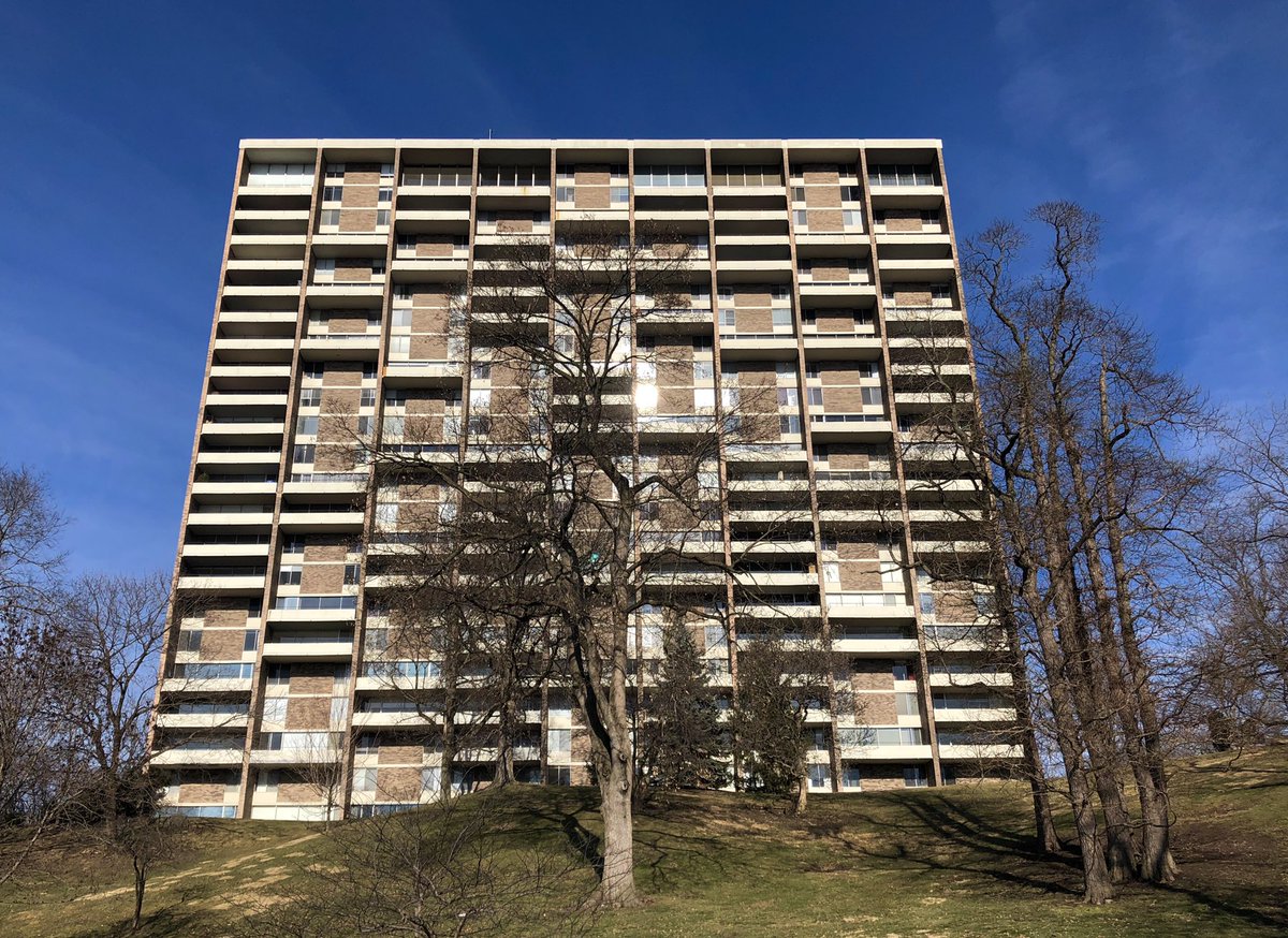 Summit Chase Condominiums in Grandview Heights. Built in 1966 and designed by Cincinnati architect E.A. Glendening.