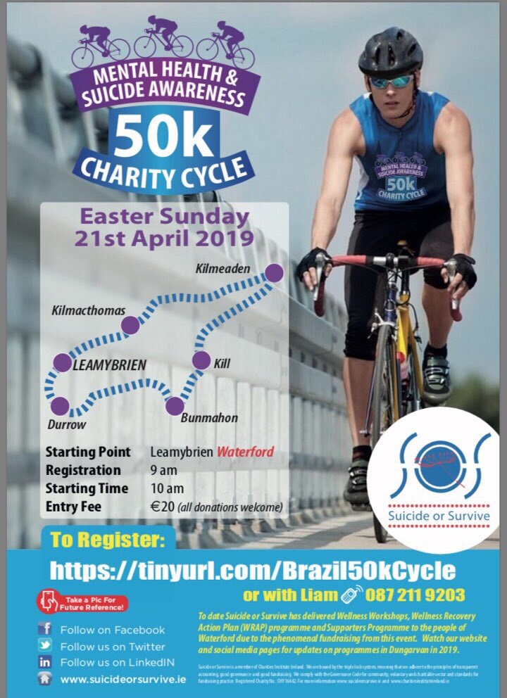 Mental Health and Suicide Awareness 50k Cycle (@mental_50k) on Twitter photo 