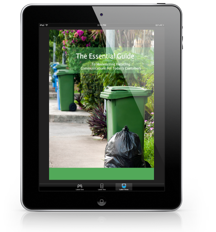 Routeware's tweet photo. Are you a private waste hauler? Download our new eBook: 'The Essential Guide to Modernizing Recycling Communications For Today's Customer' and learn how to engage customers better: https://t.co/OzDkHVrxRQ #reducecontamination #yourbrandyourway #wastehauler https://t.co/0QzsLg6FiA