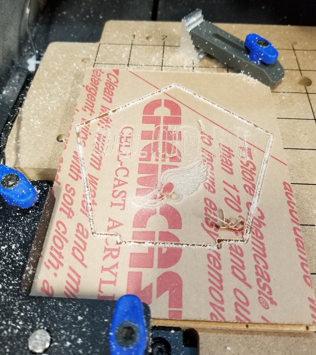 WWHSTechCoach's tweet image. .
Check out @WWHSWizardPride #studentengineer O&apos;Kelly&apos;s unique #design 
An LED prototype fabeicated using @lulzbot3D mini, @Inventables Carvey, @delviesplastics &amp;amp; inspiration from @CazHSTechLabs
#runfastturnleft
#GoalSetting
#STEMed 
#3dprinting 
#cnc
#pbl 
#personalization