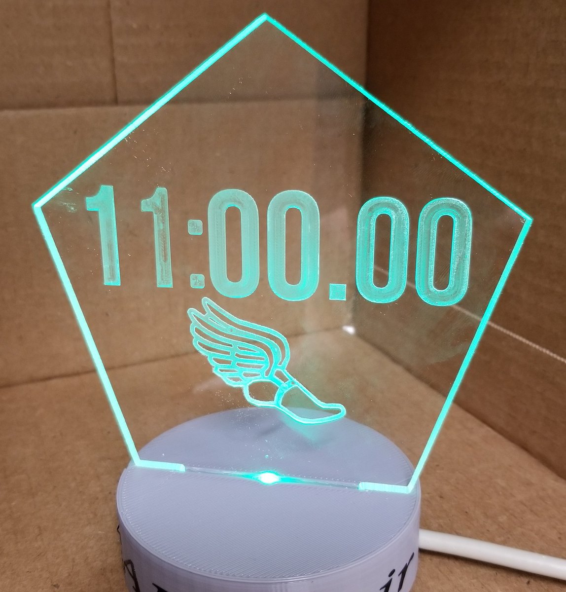 WWHSTechCoach's tweet image. .
Check out @WWHSWizardPride #studentengineer O&apos;Kelly&apos;s unique #design 
An LED prototype fabeicated using @lulzbot3D mini, @Inventables Carvey, @delviesplastics &amp;amp; inspiration from @CazHSTechLabs
#runfastturnleft
#GoalSetting
#STEMed 
#3dprinting 
#cnc
#pbl 
#personalization