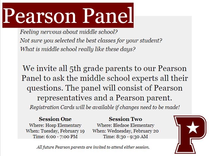 Hosp Elementary on Twitter "Fifth grade parents this is for you! Join