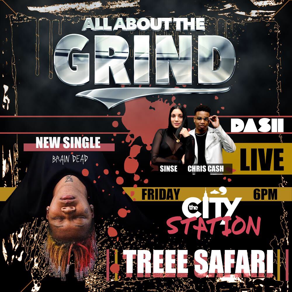 1AMRecords's tweet photo. Catch @treee_safari on #TheCity Station @ 6 PM PST/ 9 PM EST kickin it with @SINSEDONTPLAY &amp; @iamchriscash and talking about  her new single “Brain Dead”

https://t.co/zBuEuTKgTE https://t.co/PohWQMxIN7
