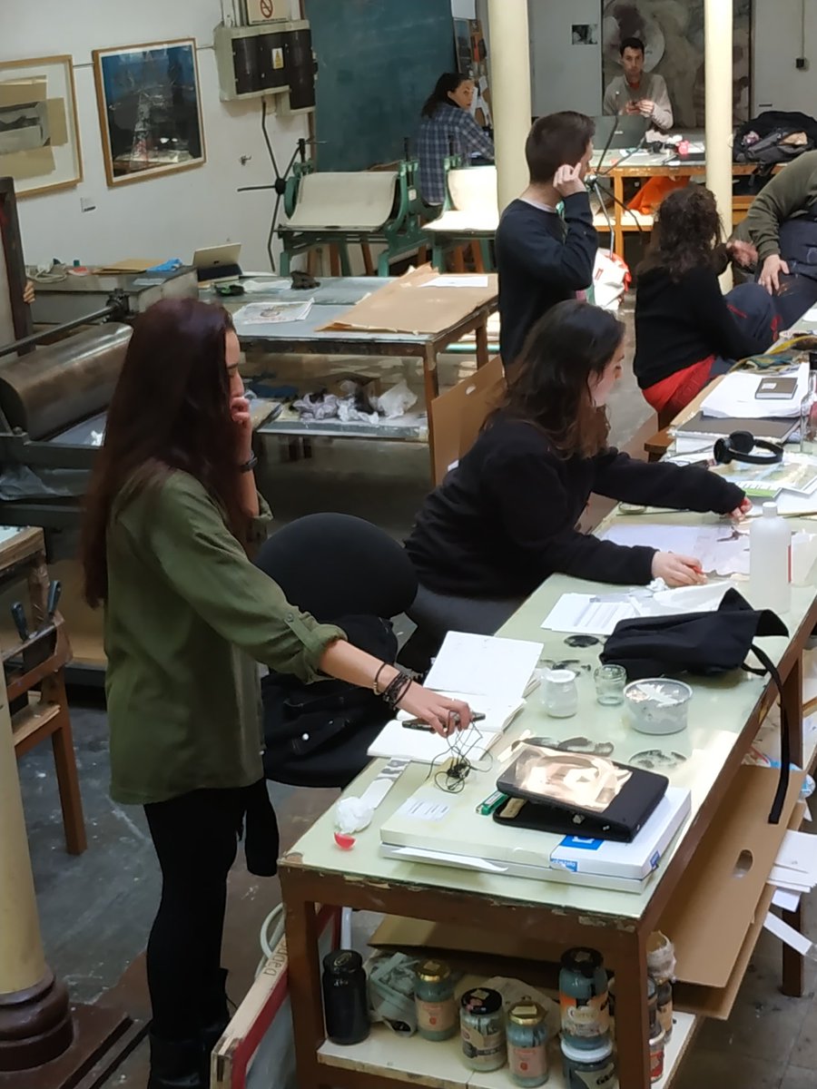 Fundacion Ciec Traballando Tamen Na Fin De Semana Nos Talleres Segue A Serigrafia Nos Talleres