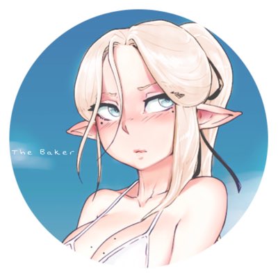 ❖ ᴛʜᴇ ʙᴀᴋᴇʀs ᴛʀᴇᴀᴛs. 
     ❛ Have my ears flushed pink from the sun already? ❜

➺ ❚C/ bbc-Chan 
➺ ❚E/ Me
 #NewProfilePic