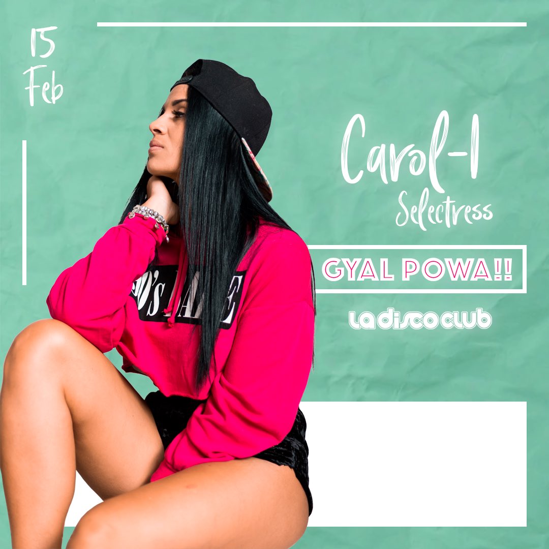 CarolSelectress's tweet photo. Llegó el día ! PALMAR NORTE ⚡️ Nos vemos hoy en el Toldo Imperial en las Fiestas del Río 2019 celebrando el aniversario de La Disco Club ! Reggae Music all Night long 🔥GYAL POWA INNA DI PLACE ✊🏽 https://t.co/0cQp13ycZu