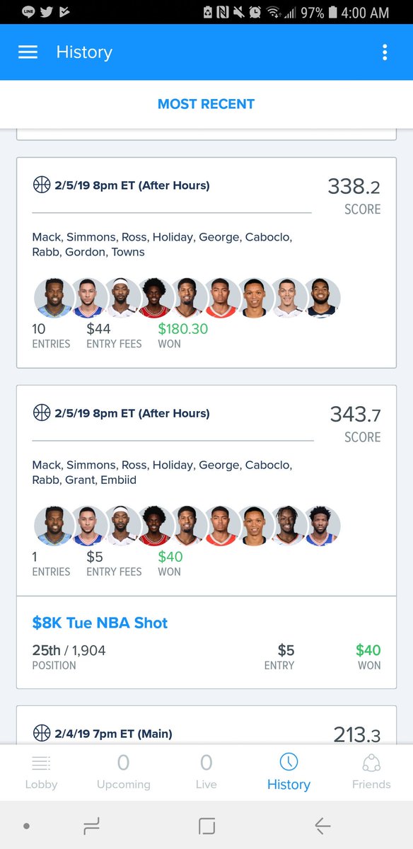 vellus22's tweet photo. I started doing more DFS the beginning of December '18. I've learned from lot providers and there are multiple good ones. @RotoRadar has been awesome. The articles/podcast help me build better lineups.  Thanks @RotoRadarCEO  @RotoRadarRiemer and the rest of the team. 2nd half!! https://t.co/gXIIZtWN7W