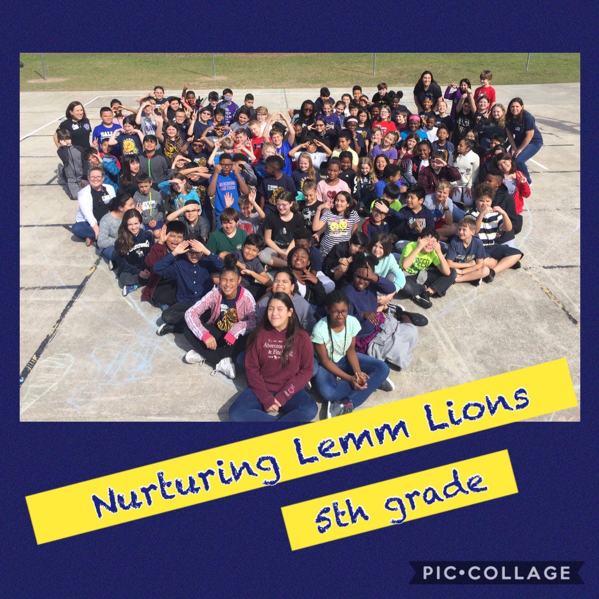 CounselorLuz's tweet photo. Part 2:  Ending a week of “Kindness” with all our loving Lemm Lions @LemmKISD ! #KindnessWeek #KindnessMatters https://t.co/bQeOjQIuDo