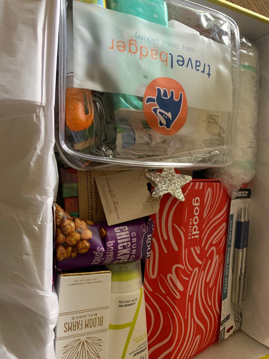 Thanks to ⁦<a href="/TheProductAgent/">Jessica Cohen</a>⁩ ⁦for this fantastic box of goodies cannot wait to try some of these amazing brands