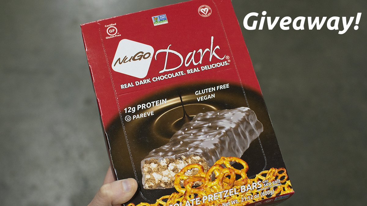 RT &amp; Follow us to enter to win a box of NuGo Dark Chocolate Pretzel on 2/17/19. #LoveforNuGo bit.ly/2DuAMEW