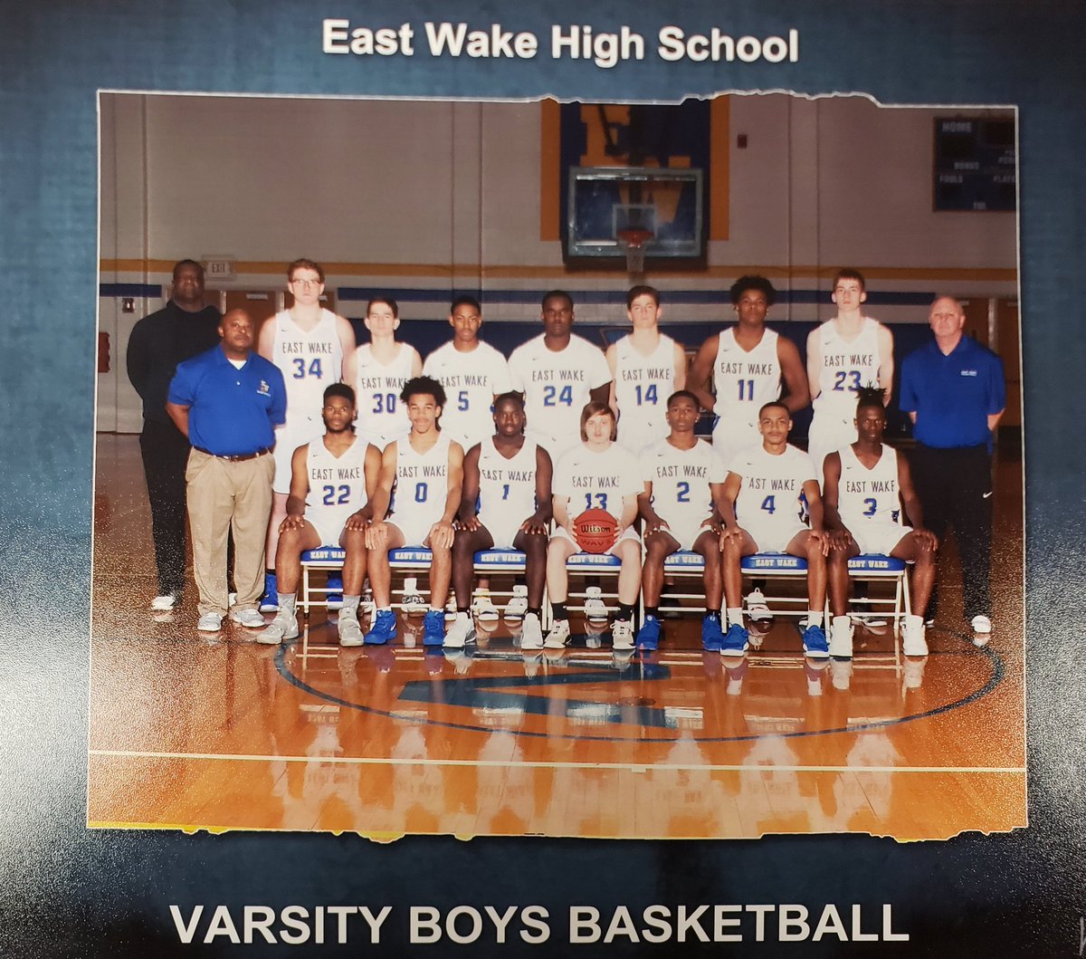 eastwakehs's tweet photo. Congratulations to our varsity boys basketball team for winning the regular season conference championship for the first time in 27 years! @WCPSS @WCPSS_Athletics #GNRC https://t.co/wCBXZuFvyQ