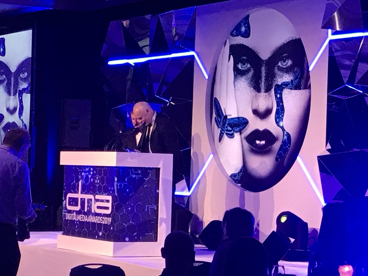 _AudioOne's tweet image. And now Lee Thompson of #AudioOne to announce the winner of Best Podcast