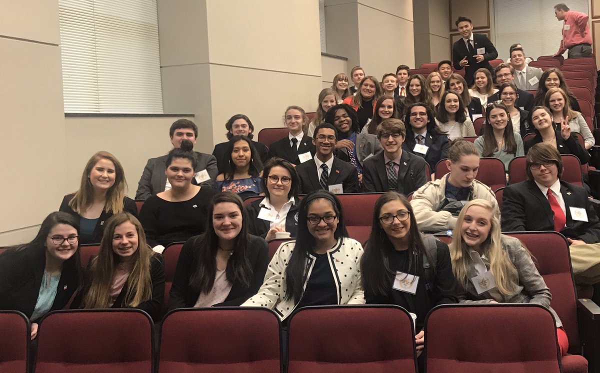 Our <a href="/siegel_modelun/">Siegel Model United Nations</a> delegates are ready to debate!! 41 students, 7 countries, and 39 resolutions on docket at #VOLMUN this year! <a href="/UTKMUN/">UTK Model UN</a> #diplomacy