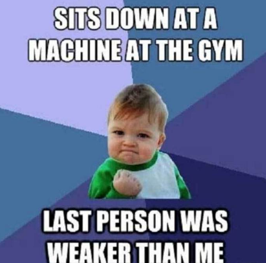 NaturallyFitLLC's tweet photo. Sits down at a machine at the gym...
.
#FitnessFriday 😂 😂
.
#fitness #fitforlife #fitnessmotivation #transformation #weightloss #naturalbodybuilding #bodybuilding #physique #athletic #fit #fitfam #fitnessmodel #fitnessjourney #fitnesslife #fitnessaddict #nff #fitnessforall https://t.co/28y0bXsRYT