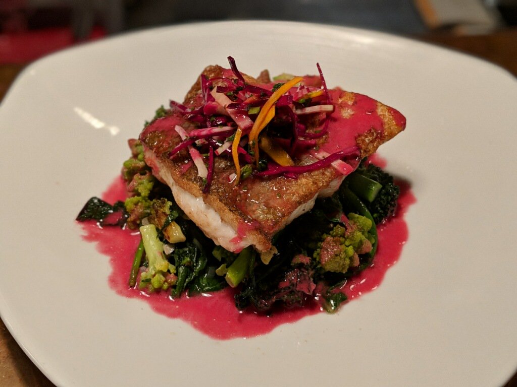 HavenRestaurant's tweet photo. Tonight’s Chef Specials: Virginia white stone oysters with turnip mignonette and North Atlanta cod, romanesco, broccoli sprouts, beet vinaigrette. https://t.co/joFfNUFvxi