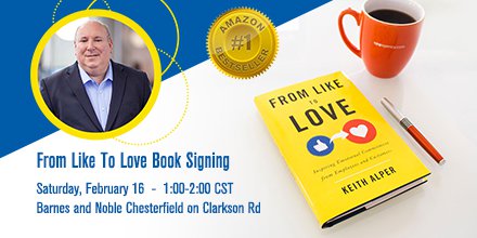 Get a signed copy of Keith Alper's new book, From Like to Love