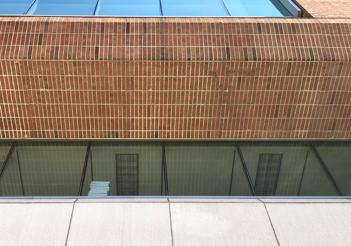 The only other Holroyd & Myers project I saw was built almost two decades later: Grange Insurance Headquarters, built in 1974 in the Brewery District south of downtown Columbus. Some really cool brick detail on this one