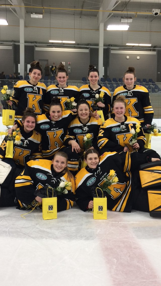 JrIceWolves's tweet photo. Tonight we honoured our senior players!! Thank You ladies for everything you have done for our team and our organization. Good luck with your future teams!!! https://t.co/8xfbMChM69