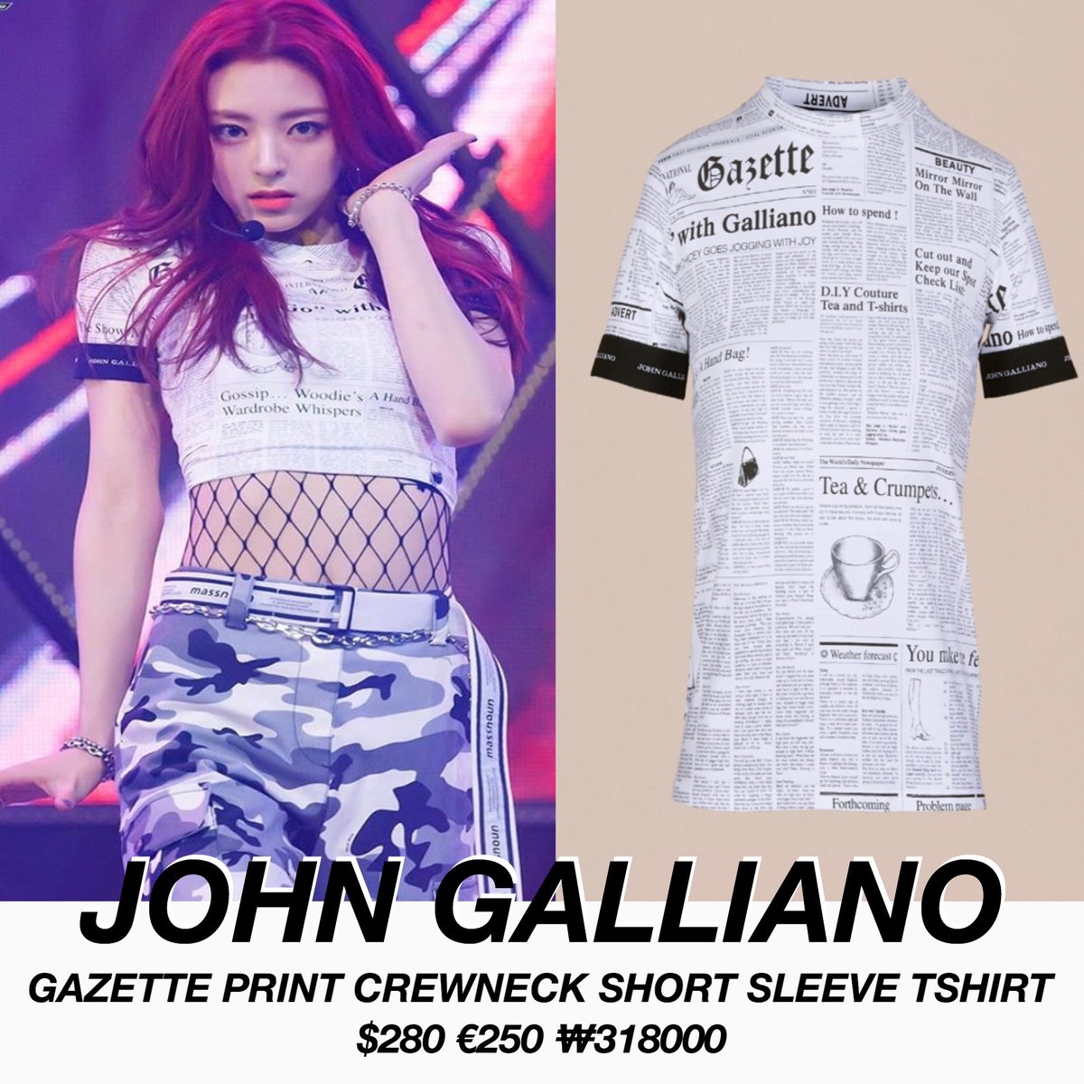 itzyclothes's tweet photo. 180214 • MCount Debut Stage
— JOHN GALLIANO 🌂
#ITZY #있지 #YUNA #유나 https://t.co/PdaifwoYRt
