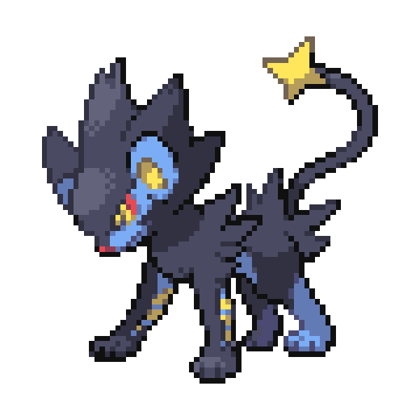 Luxray deveria ser tipo Elétrico/Dark(sombrio)???