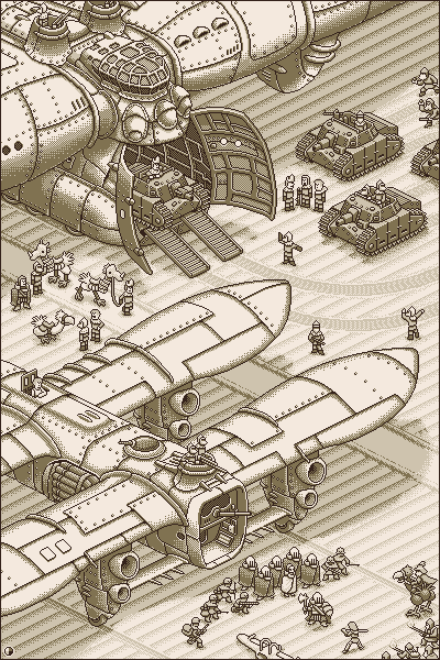 トルメキア軍 #ドット絵 #pixelart #風の谷のナウシカ