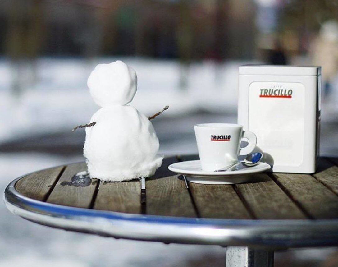 The weekend is here, and there’s still a lot of snow out there! Start your morning with a cup of <a href="/caffetrucillo/">Caffè Trucillo</a> and you’ll be ready to conquer whatever snow sculpture your kids challenge you to. 
.

#snow #snowman #fort #snowcastle #snowsculpture #coffee #espresso #caffe