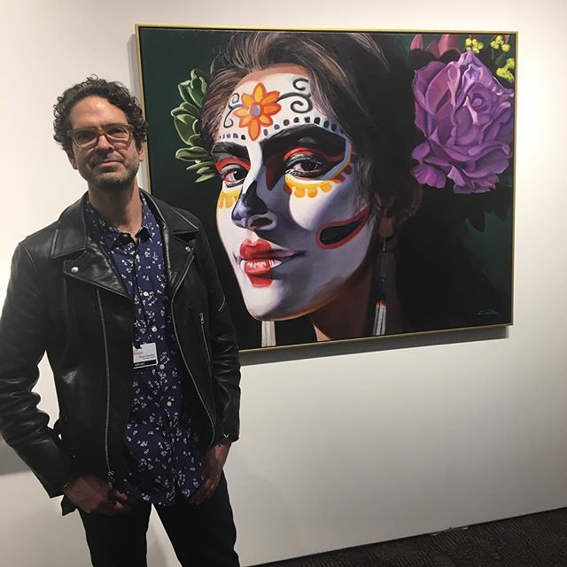 Brad Overton at the <a href="/blueraingallery/">Blue Rain Gallery</a> at <a href="/artpalmsprings/">Intersect Palm Springs</a>  @bradoverton #AmericanArtCollector bit.ly/2EdeKqM