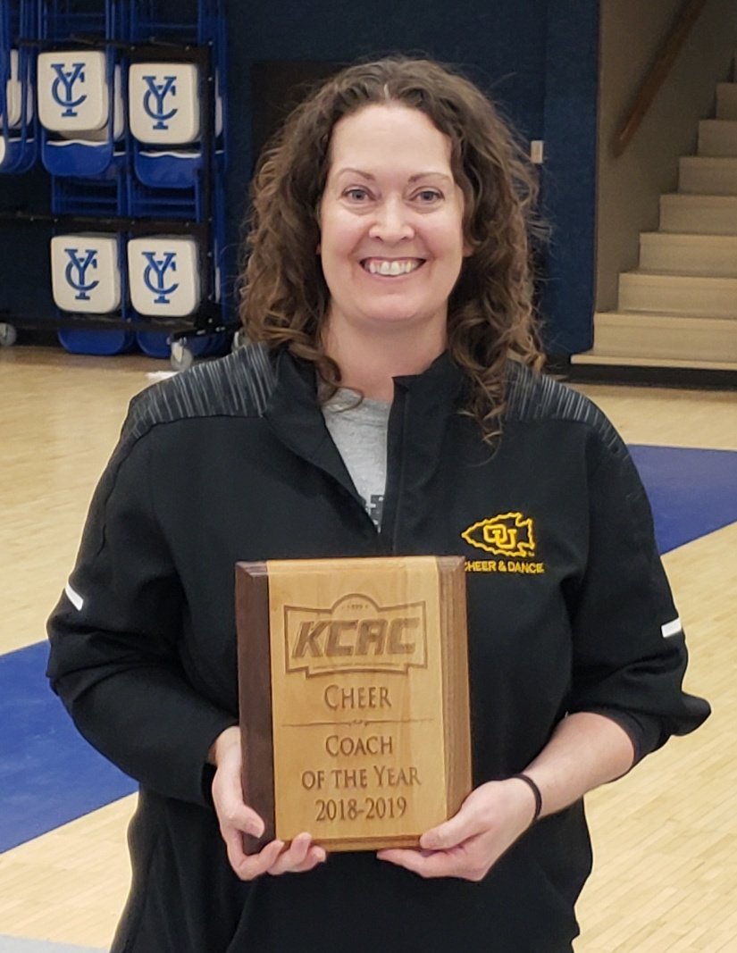 kcacsports's tweet photo. Hey @BravesAthletics! Looking sharp in your #KCACchampions tee-shirts provided by @BSNSPORTS! Congratulations on winning both the 2019 KCAC Cheer Championship and Dance Invitational tonight! And congrats to Coach Siebenthall on being named the 2019 KCAC Cheer Coach of the Year! https://t.co/Y4mPCuCstx