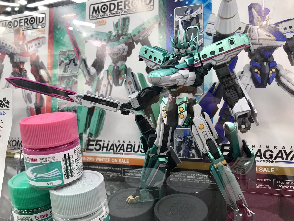 アルフェス10 ブログミニ運営中 Twitter પર ヨドバシアキバでプラモシンカリオンの塗装見本とレシピがあったので 参考になれば シンカリオン Moderoid Goodsmile