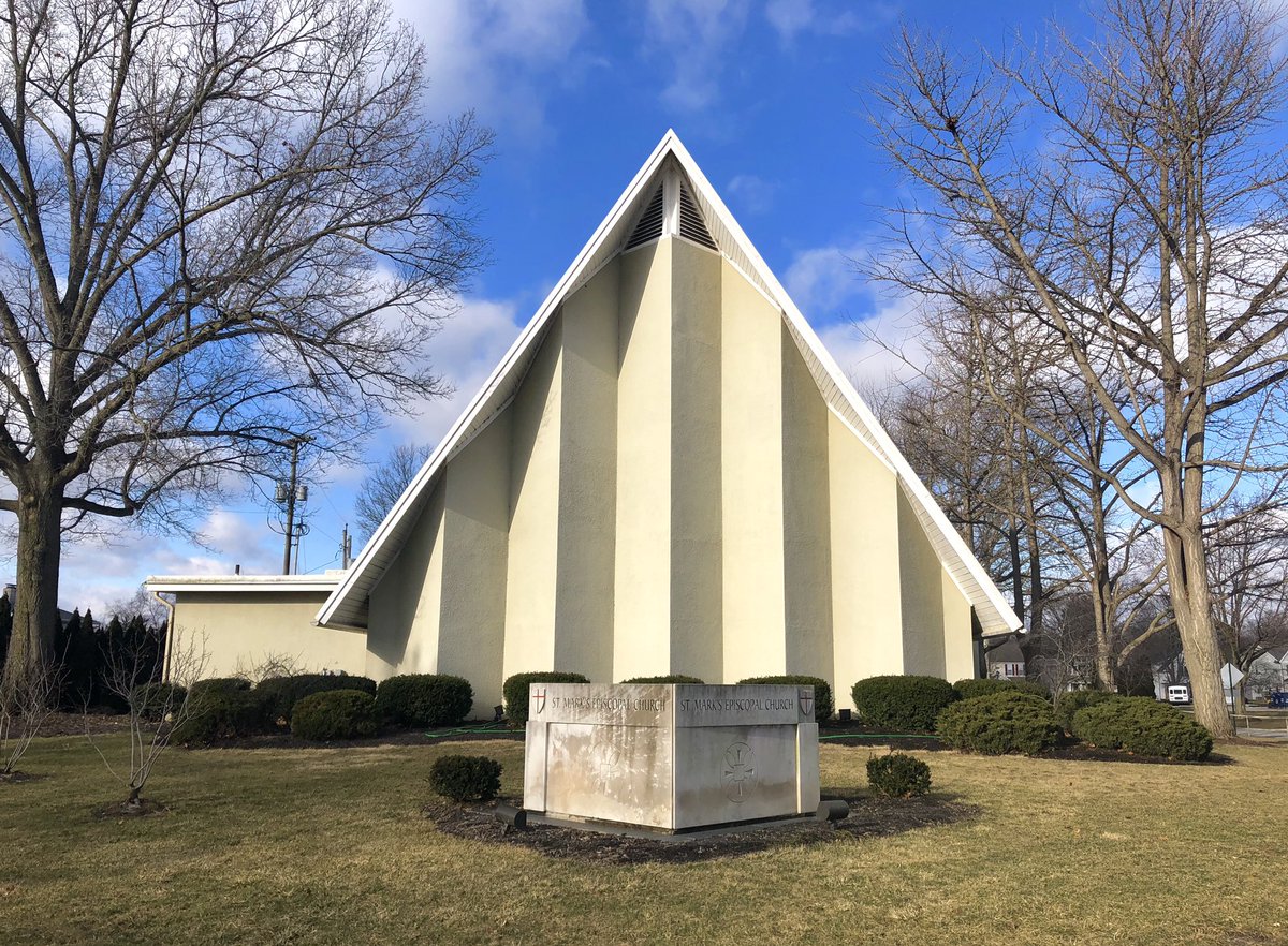 A few years later, in 1957, Brooks & Coddington were asked to design another church, St. Mark’s Episcopal in Upper Arlington, an upper-middle class suburb in northwest Columbus.