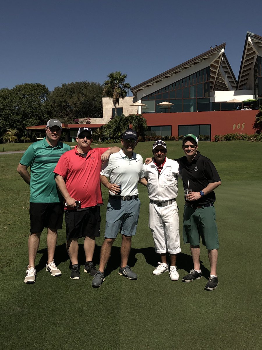 jtschultz's tweet photo. @NoLayingUp did some recon @MayakobaGolf and #elTucan is a good dude and heck of a green reader.  We’ll end any speculation now. Tipped out the full 10% of our big Nassau win. #justiceforTucan https://t.co/myksPK6O28