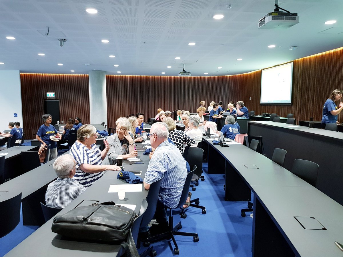 innovAGEING's tweet photo. #FlindersCareHack has started! Some incredible #agedcare #innovation ideas being discussed right now. @JenniferTieman @Flinders https://t.co/P0Ane39oHT
