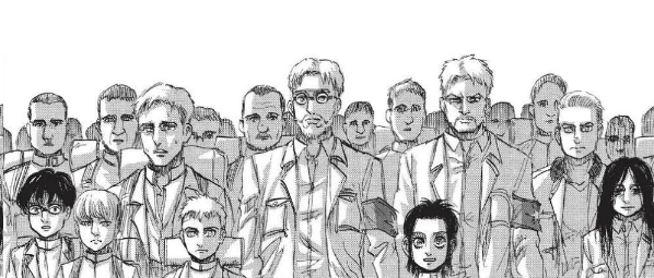 even the current generations who had nothing to to with the empire in the first place. These eldians are the people of Reiner, Bertholdt and Annie.