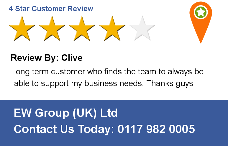 Review By: Clive long term customer who finds the team to always be able to support my business needs. Thanks guys