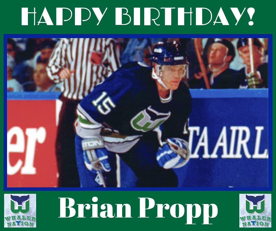 Happy Birthday Whalers LW Brian Propp. 