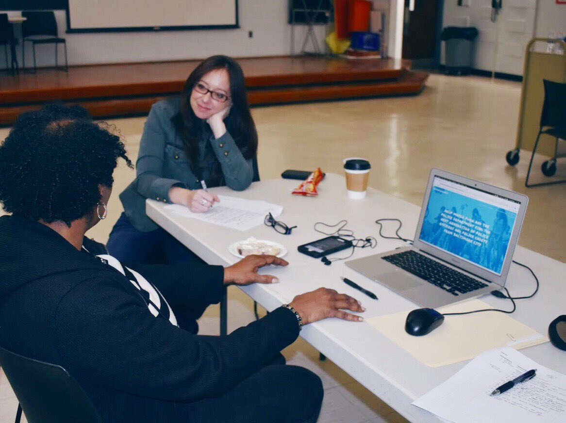 baltimoreOPI's tweet photo. Our favorite Friday to date: testing a new BPD recruitment website with residents and @JimOnCities @Stacy_Klingbeil @StephAWade #iteams https://t.co/Gu4IMmFuHN