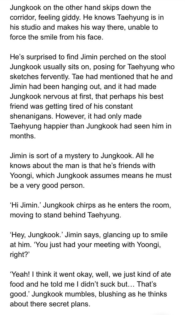 40. kooks pov, vmin are a nuisance