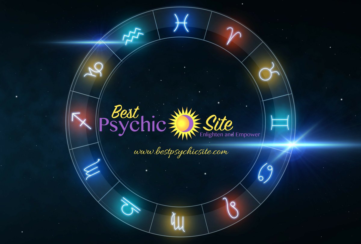 PsychicSite's tweet photo. Happy Friday! What can you expect today? 💫
Get your horoscope here: https://t.co/MrktLtcImg                       
Why not phone or chat now with one of our trusted psychics today? 
Get YOUR personalized reading now!
#FridayFeeling #horoscopes #BestPsychicSite https://t.co/GH367PtOk6