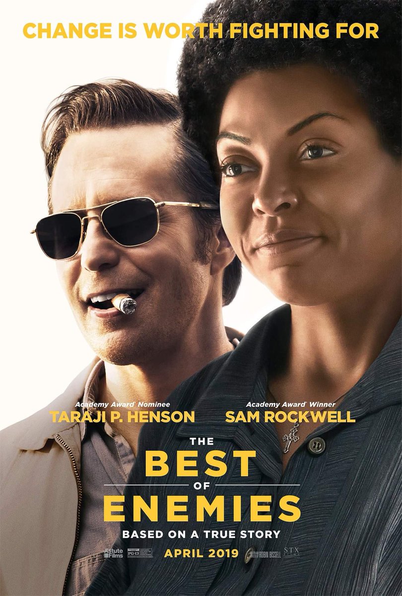 Save the date - April 1 #TheBestofEnemies #2020owovfest #NationalArchivesFoundation @TherealTaraji #SamRockwell 2020owovfest.org/events-calenda…
