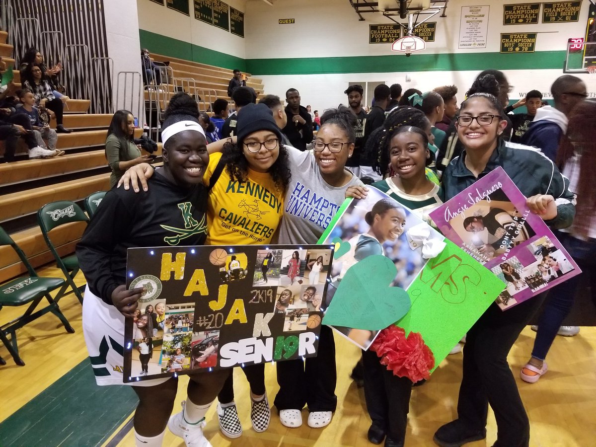 Honoring our seniors during Senior Night